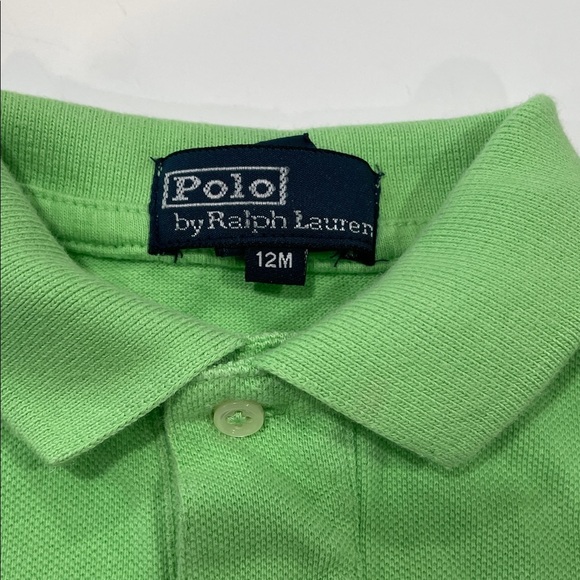 Polo by Ralph Lauren Kids Lime Polo Shirt - Picture 4 of 4